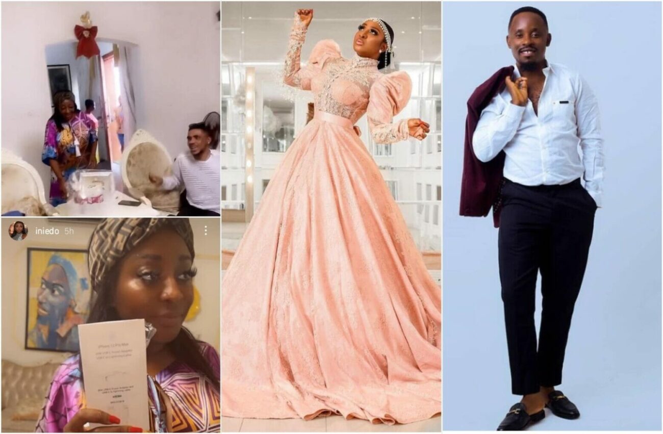 Ini Edo's brother gifts her a charger for her 40th birthday