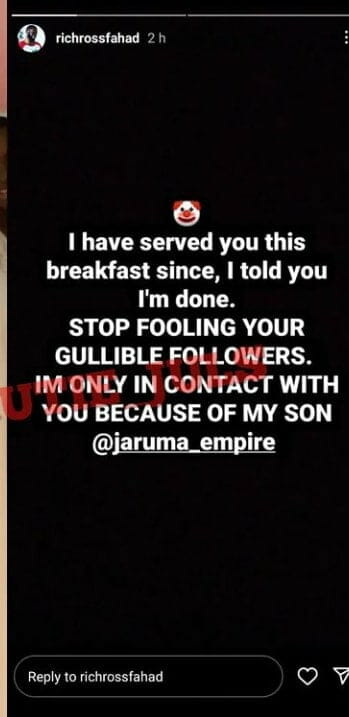 Jaruma disgraced by her ex