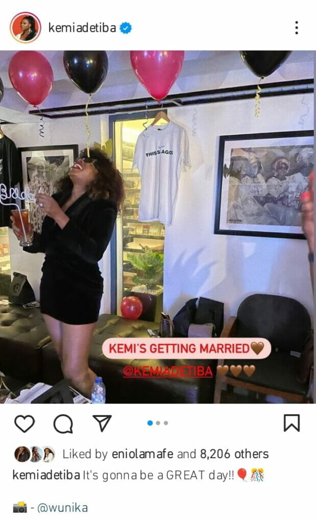 Kemi Adetiba is married
