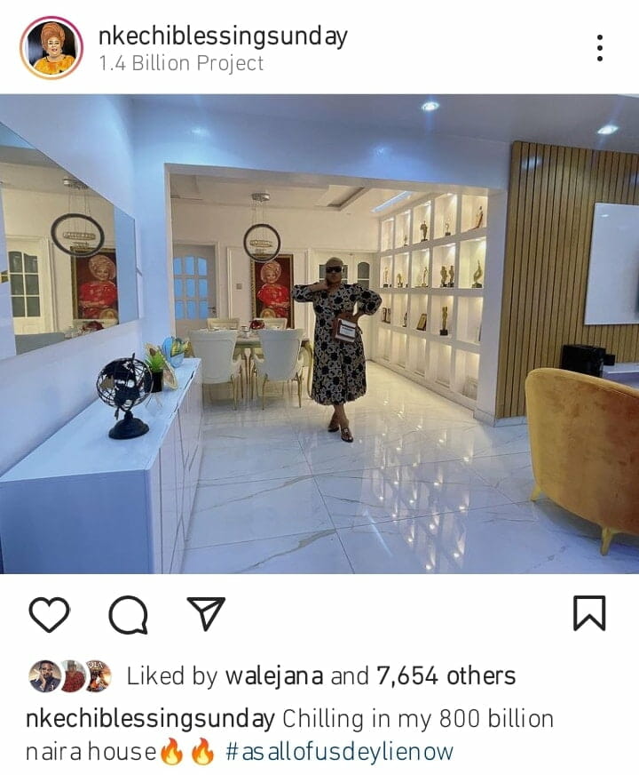 Nkechi Blessing reveals the price of her house