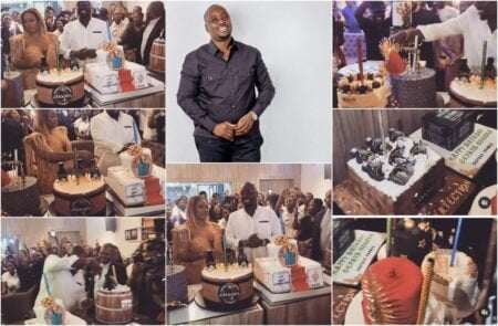Obi Cubana celebrates birthday with 14 cakes