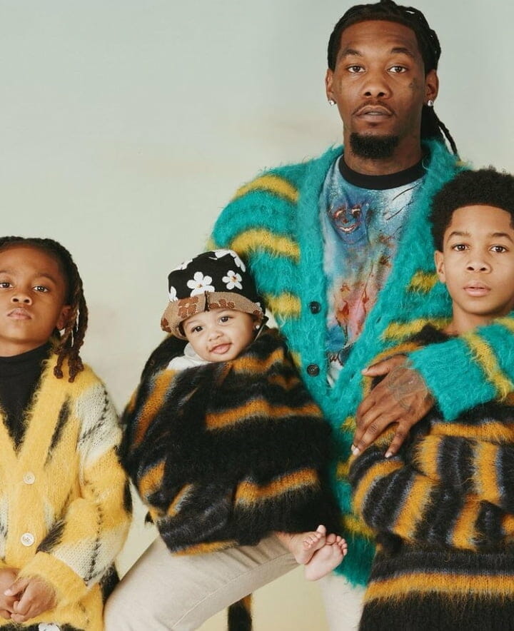 Cardi B and family