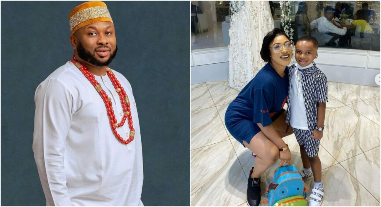 'It has been seven years please move on' Olakunle Churchill openly begs ex-wife, Tonto Dikeh