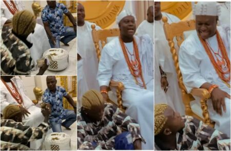 Portable meets with the Ooni of Ife