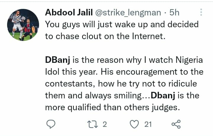 D'banj criticised for being on Nigerian Idol