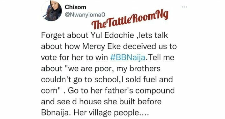 Mercy Eke dragged for deceiving Nigerians
