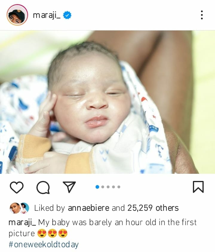 Maraji's newborn son