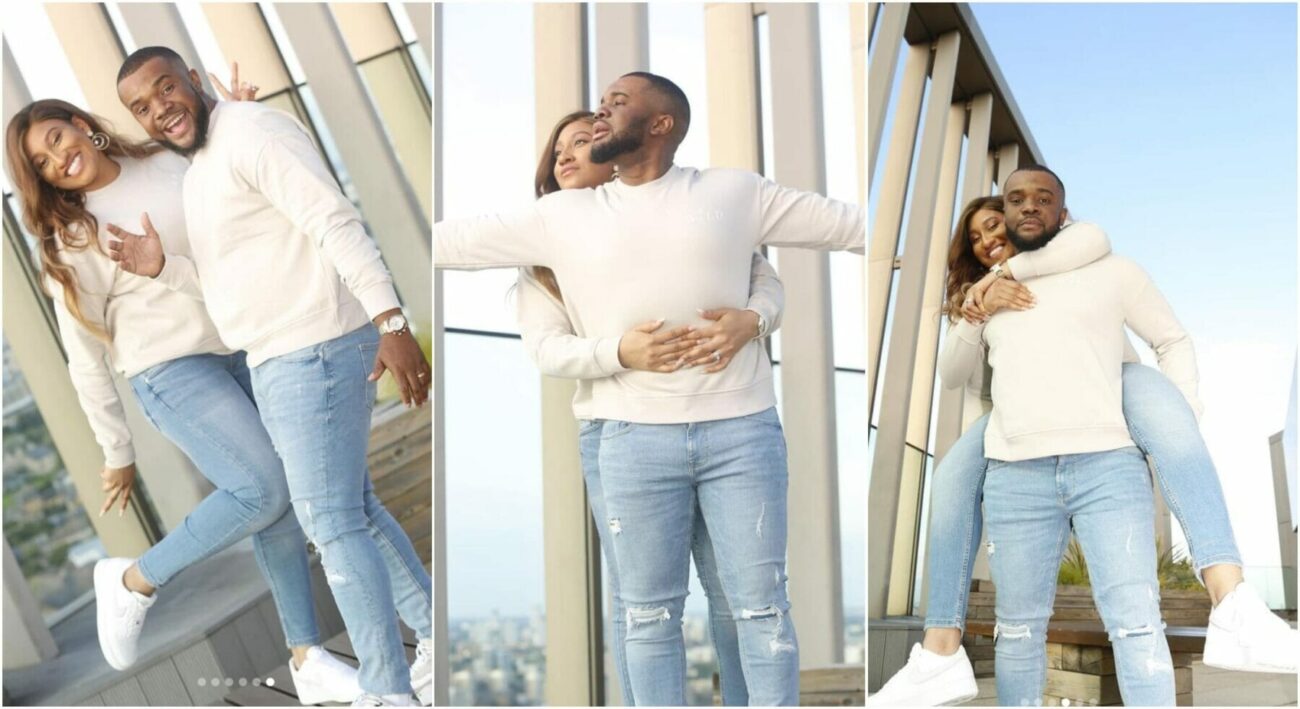 Williams Uchemba and his wife