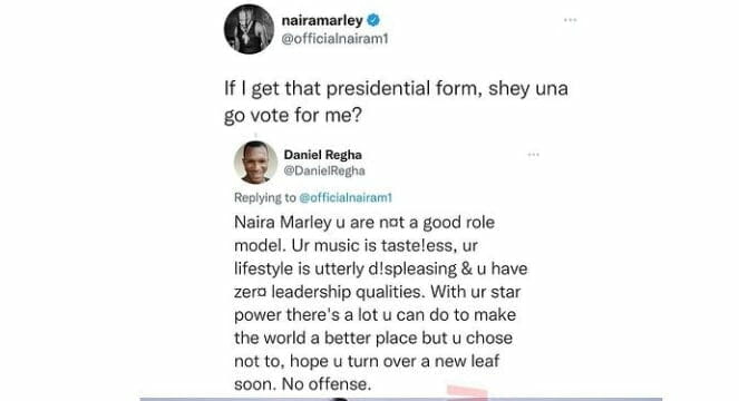Daniel Regha faults Naira Marley