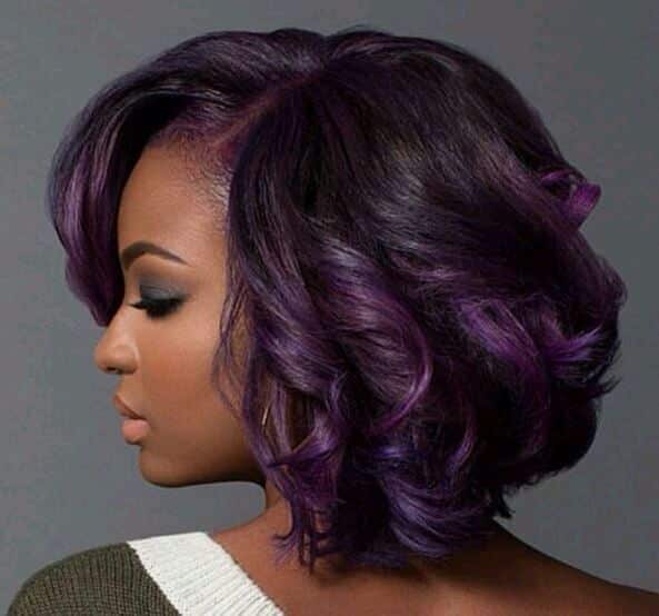 Stunning bold hair colours