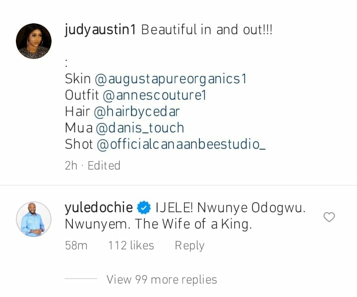 Yul Edochie hails Judy Austin