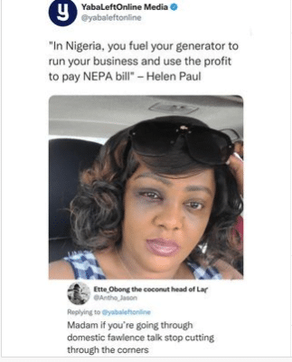 Helen Paul suspected of going through Domestic Violence