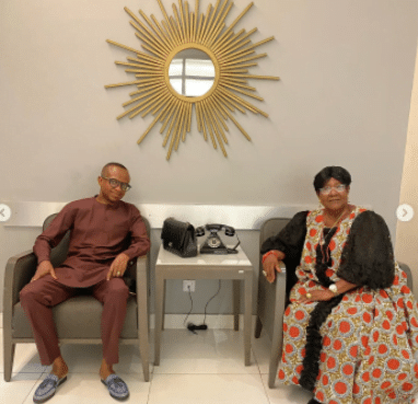 Sunmbo Adeoye's husband treats her to a special Mother's Day dinner, honours her mum