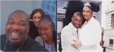 Don Jazzy reunites with ex wife, Michelle
