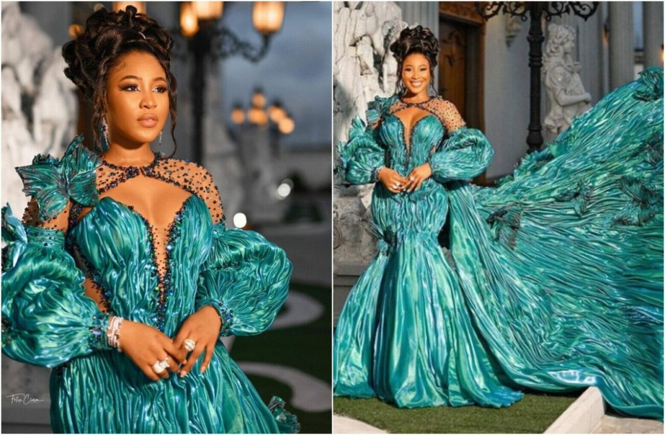Nigerians react as BBNaija's Erica Nlewedim AMVCA dress is alleged to be worth $794,000