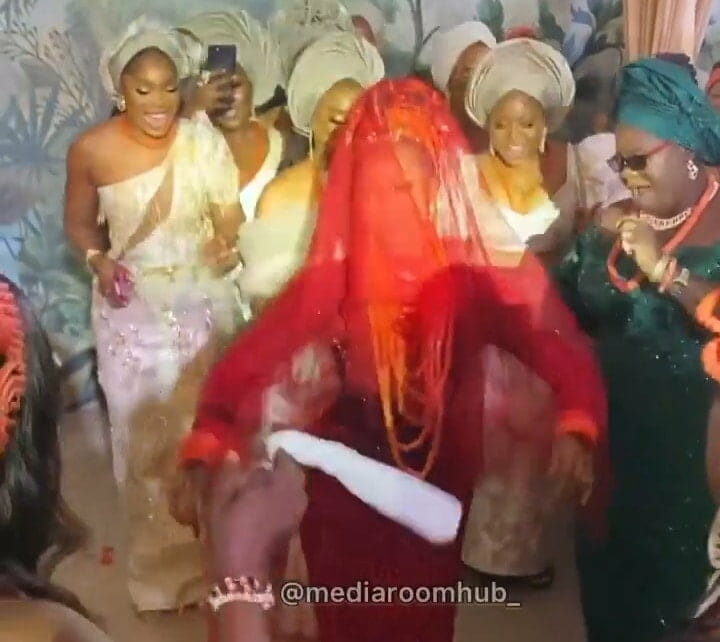Ini Dima Okojie's traditional wedding
