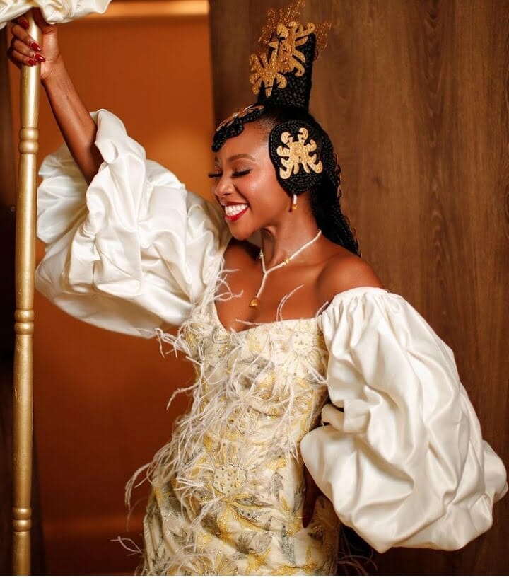 Inidima Okojie's Efik bridal dress