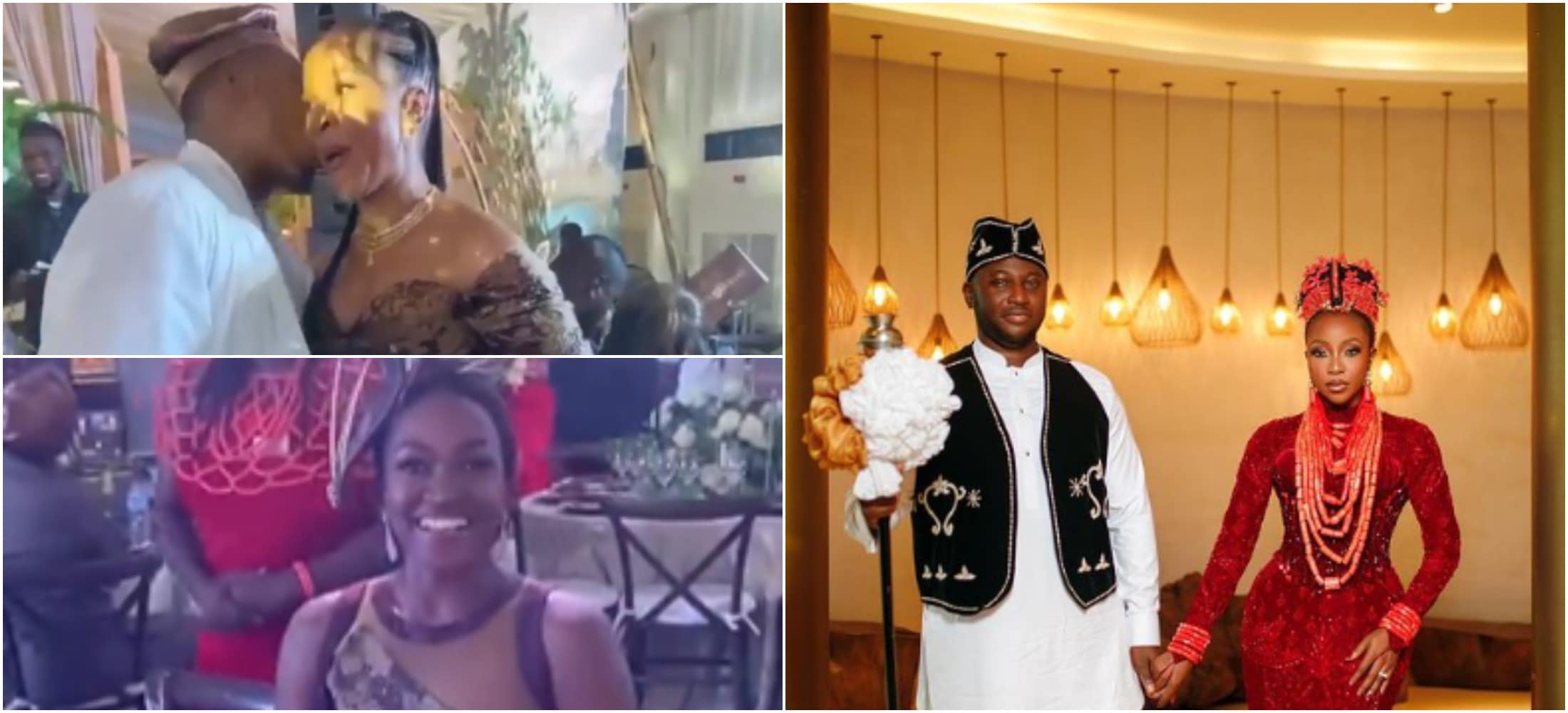 Kate Henshaw and Adeua Etomi steal the show at Inidima Okojie's wedding (videos)