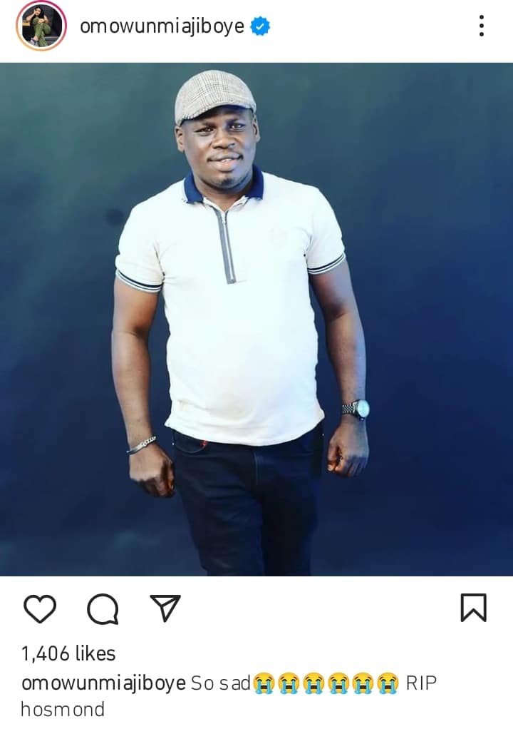 Celebrities mourn Osmond Gbadebo