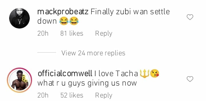 Zubby Michael and Tacha Akide
