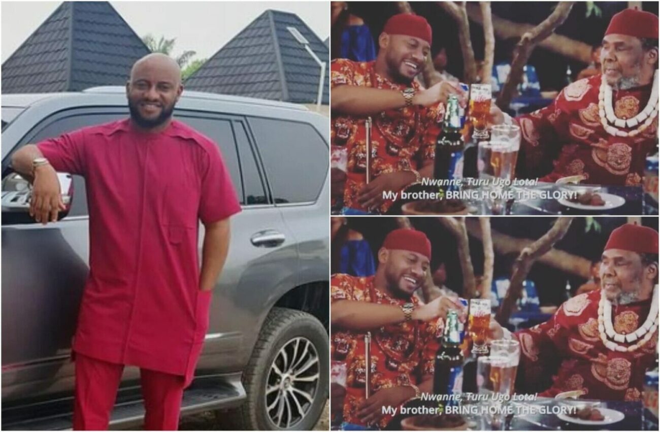 Yul Edochie reconciles with Pete Edochie