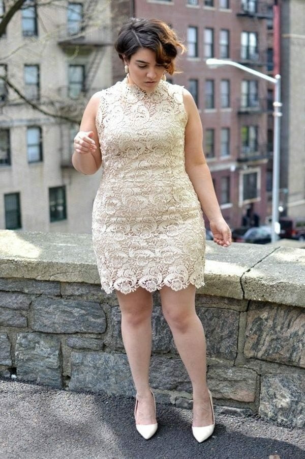 How to rock short dresses as a plus-size lady