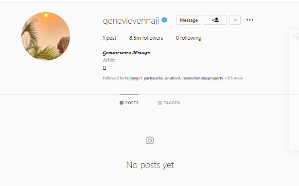 Genevieve Nnaji quits social media