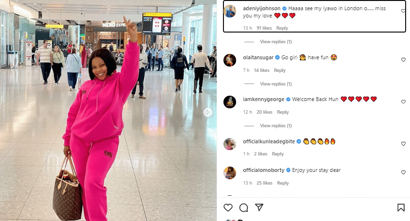 Seyi Edun rejoices on successful arrival in the UK after many years... colleagues react!