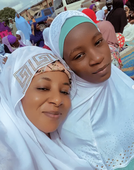 Mide Martins and daughter