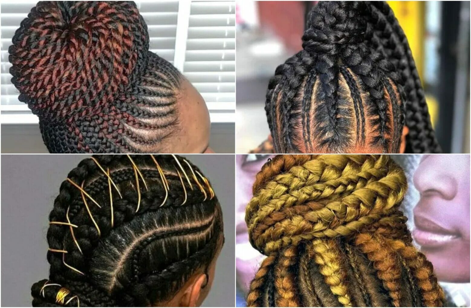cornrow braided hairstyles