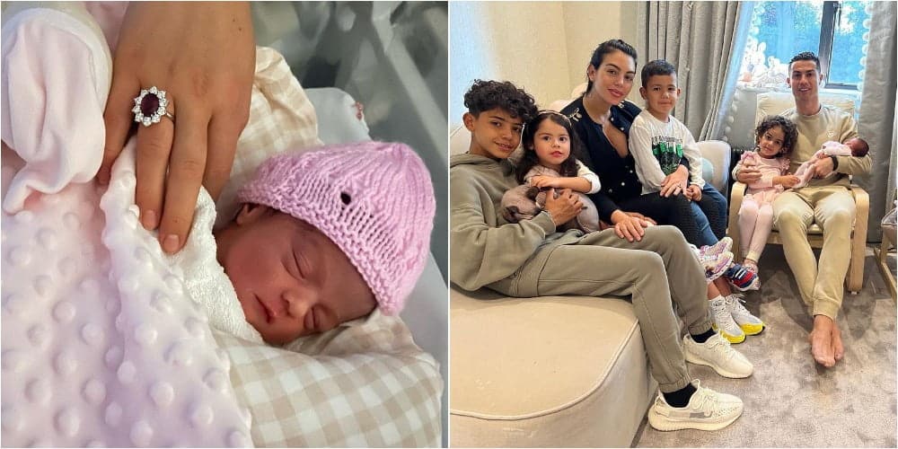 PHOTOS: Meet Cristiano Ronaldo and Georgina's adorable newborn daughter