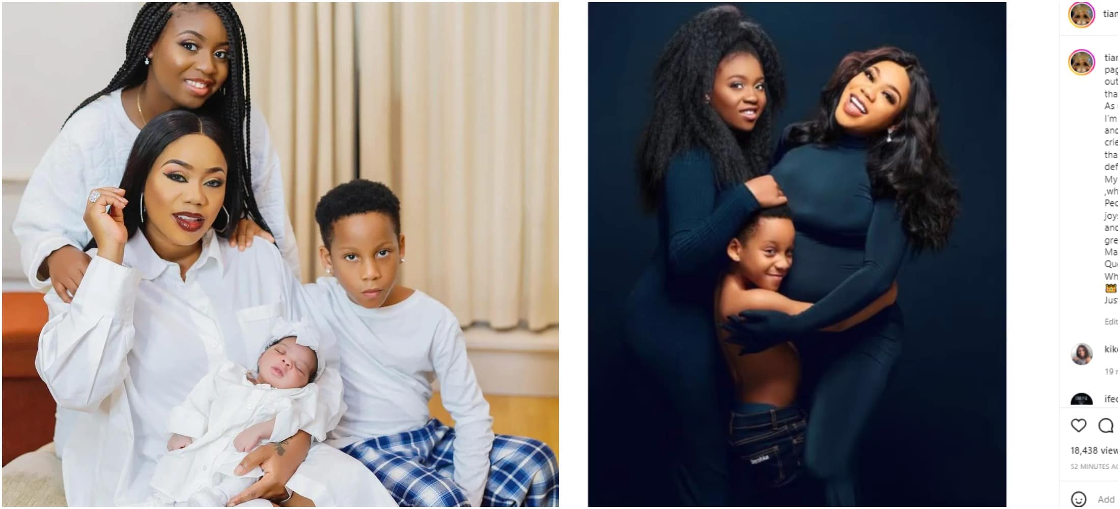 Toyin Lawani opens up on having 3 kids for different men