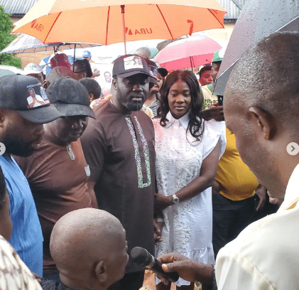 Mercy Johnson and husband melt hearts with new house gift for a total stranger