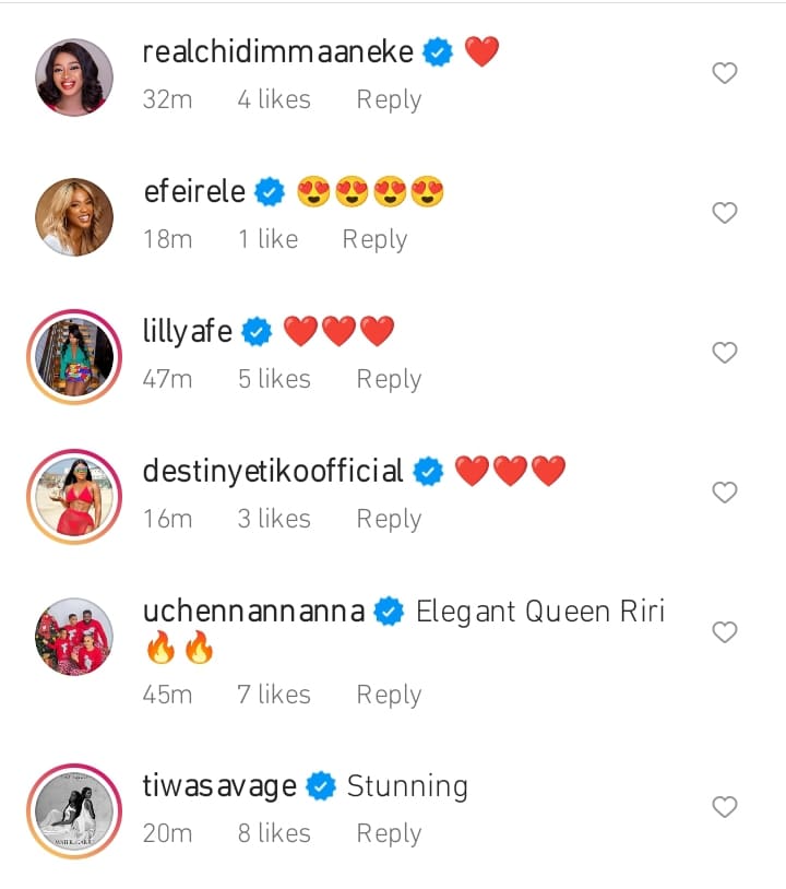Celebrities gush over Rita Dominic