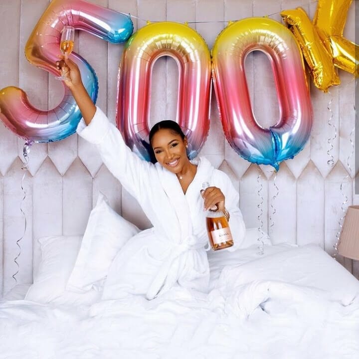 Idia Aisien hits 500k followers