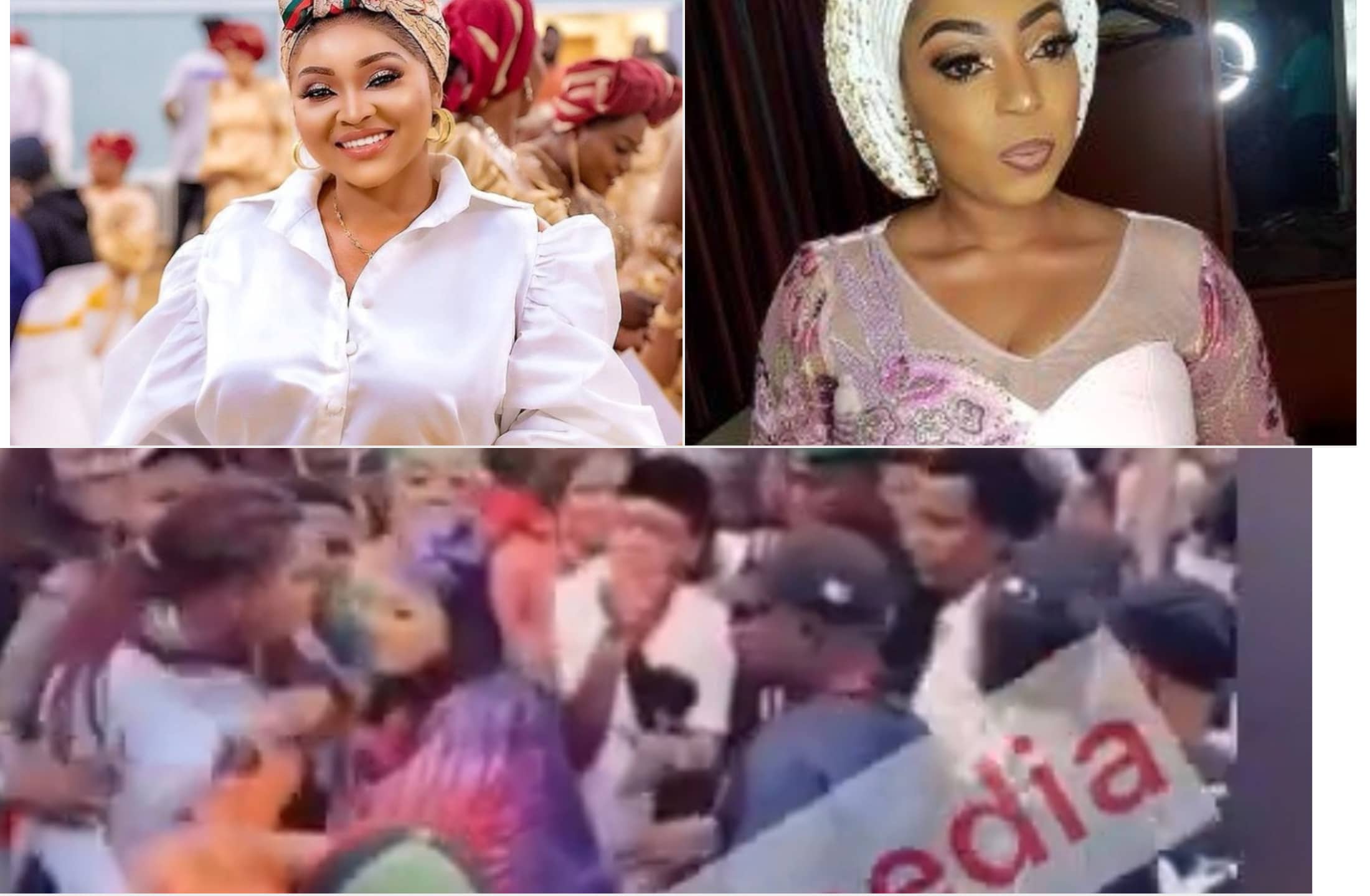 Drama as Mercy Aigbe and Lagos socialite, Lara Olukotun fight dirty at an event; Iyabo Ojo pitches tent with Lara (Video) - Kemi Filani News
