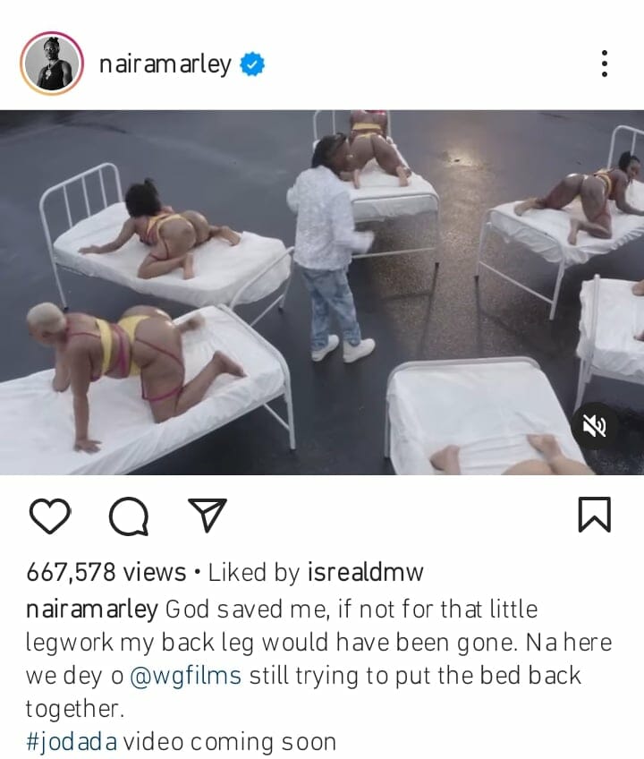 Naira Marley recounts how he almost lost his back leg