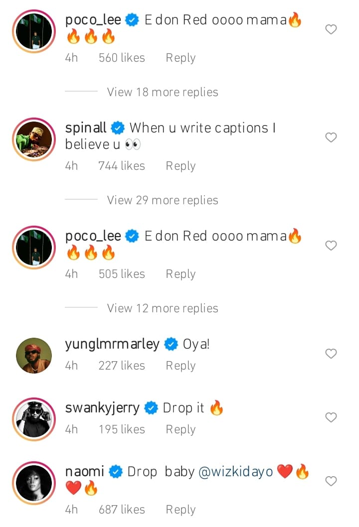 Wizkid teases new song