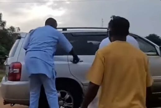 Taiwo Hassan fights in Ilaro