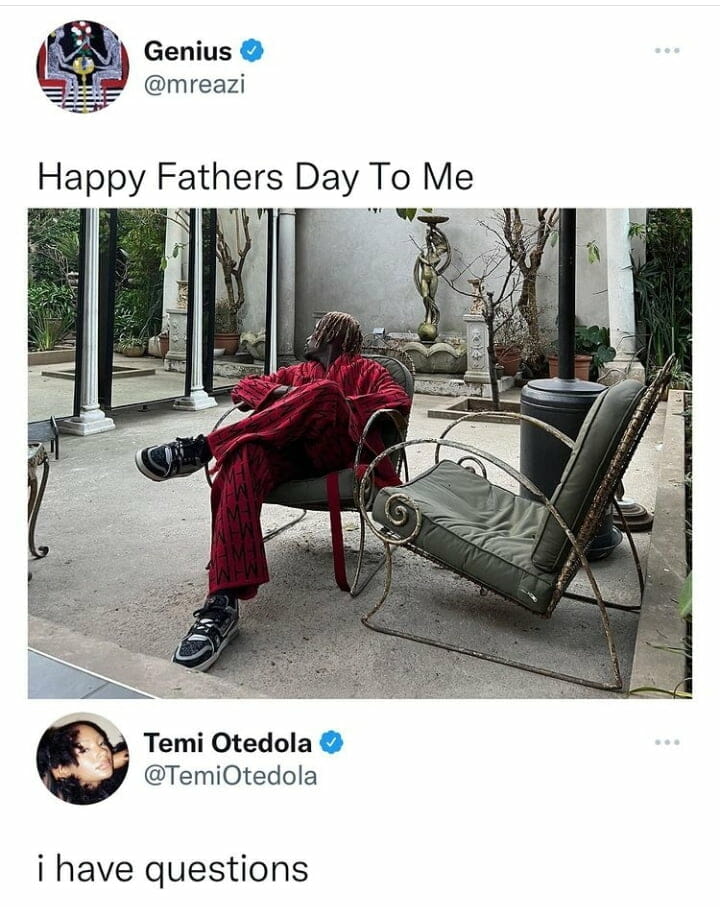 Temi Otedola queries Mr Eazi over his father’s day message