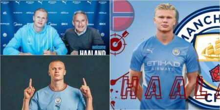Manchester City announce Erling Haaland signing