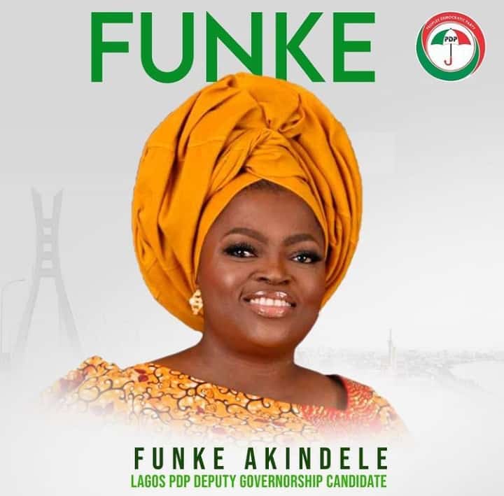 Funke Akindele's political posters