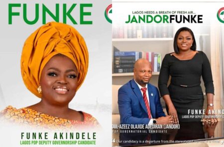 Funke Akindele and Jandor