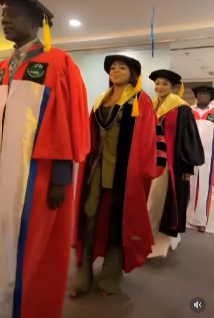 Mabel Makun receives doctorate degree