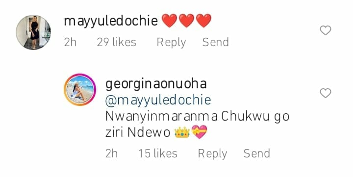 May Edochie showers love on Georgina Onuoha