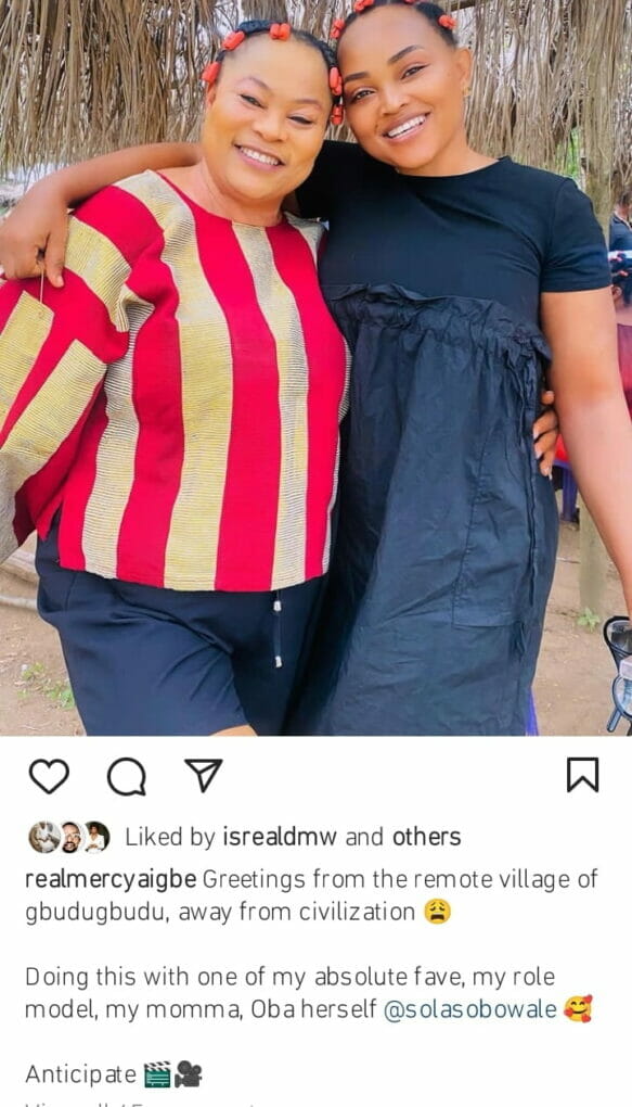 Mercy Aigbe and Sola Sobowale