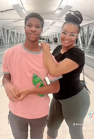  Fan prays over new video of Doris Simeon's son with ex-husband Daniel Ademinokan