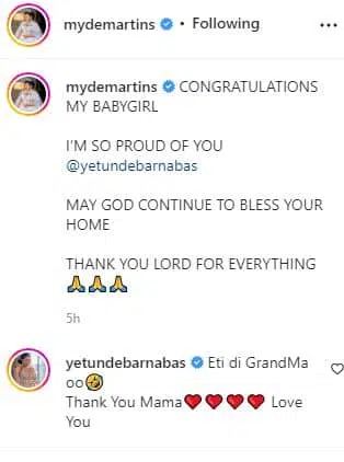 Is Yetunde Barnabas related to Mide Martins?