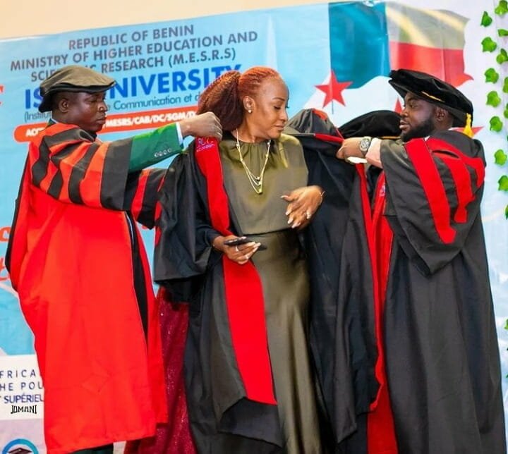 Ireti Doyle expresses joy as she bags a doctorate degree