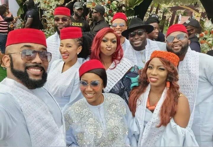 Celebrities at Mercy Chinwo's traditional marriage